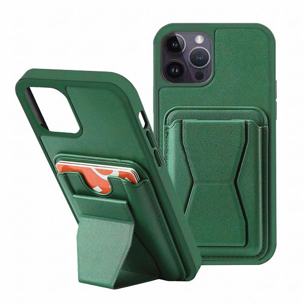 Étui portefeuille avec porte-cartes et béquille pour iPhone 15 Pro Étui portefeuille avec porte-cartes et béquille pour iPhone 15 Pro